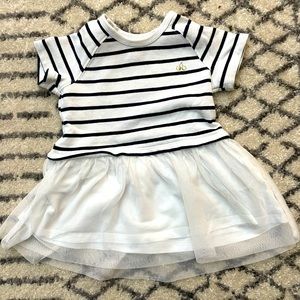 Nautical stripe infant dress 12-18 months